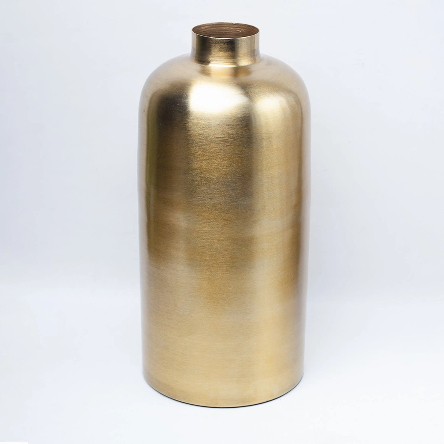 VON CASA Gold Cylindrical Flower Vase