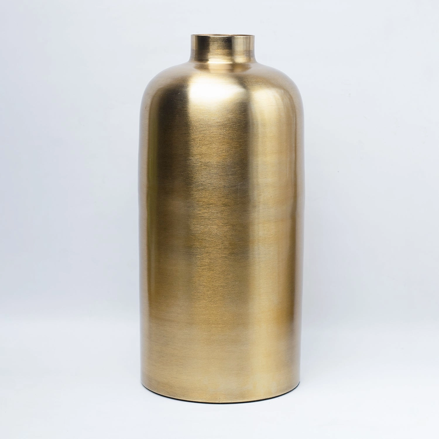 VON CASA Gold Cylindrical Flower Vase