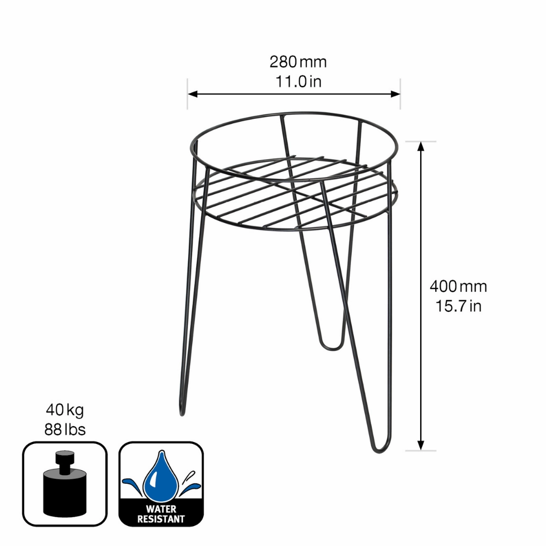 Wagner Plant Stand Black