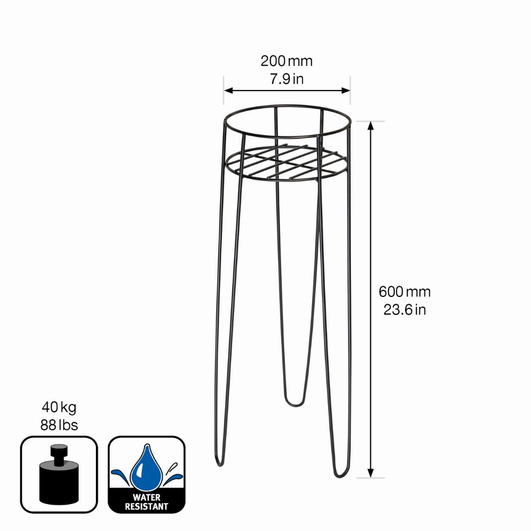 Wagner Plant Stand Black