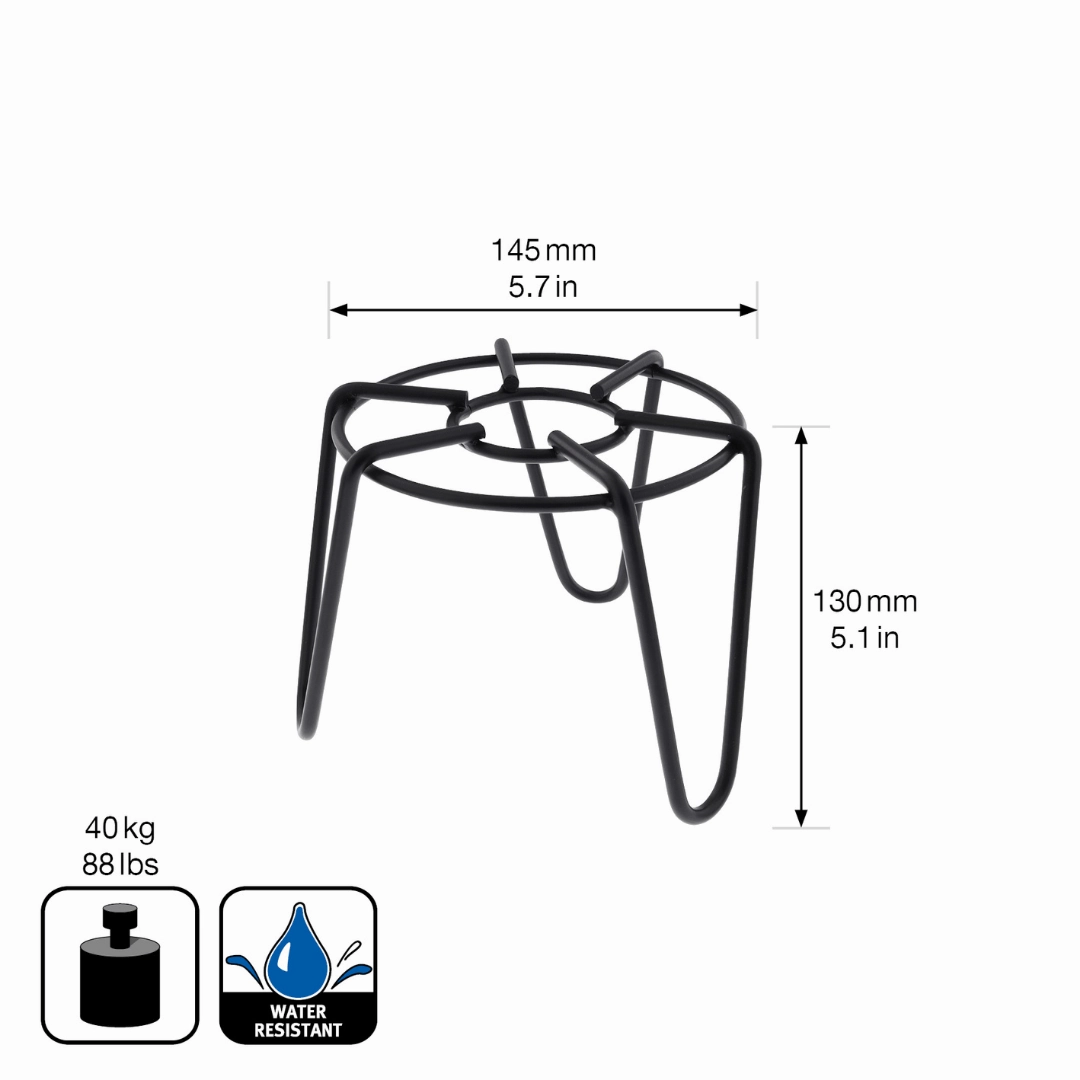 Wagner Plant Stand indoor/outdoor Black Metal