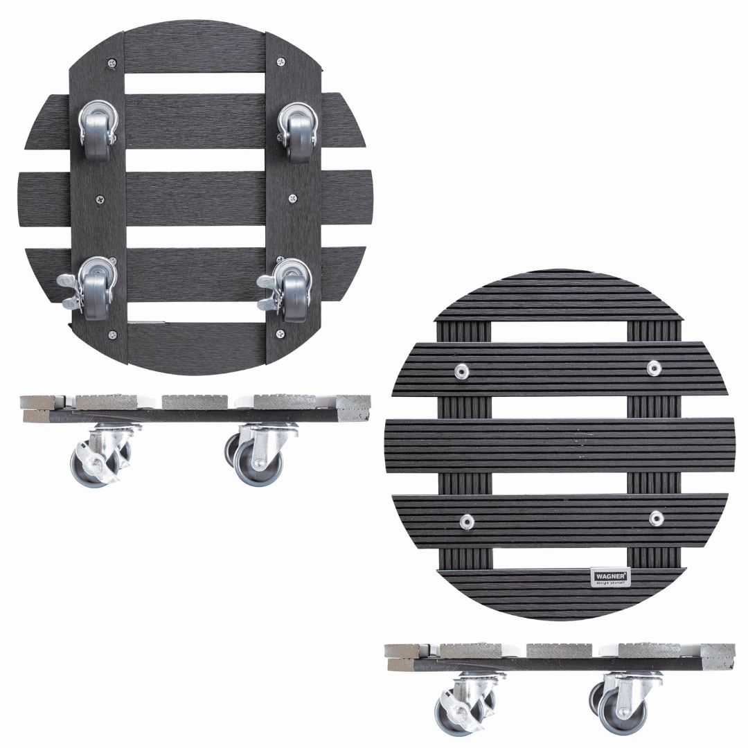 Wagner Plant Trolley indoor/outdoor Round WPC