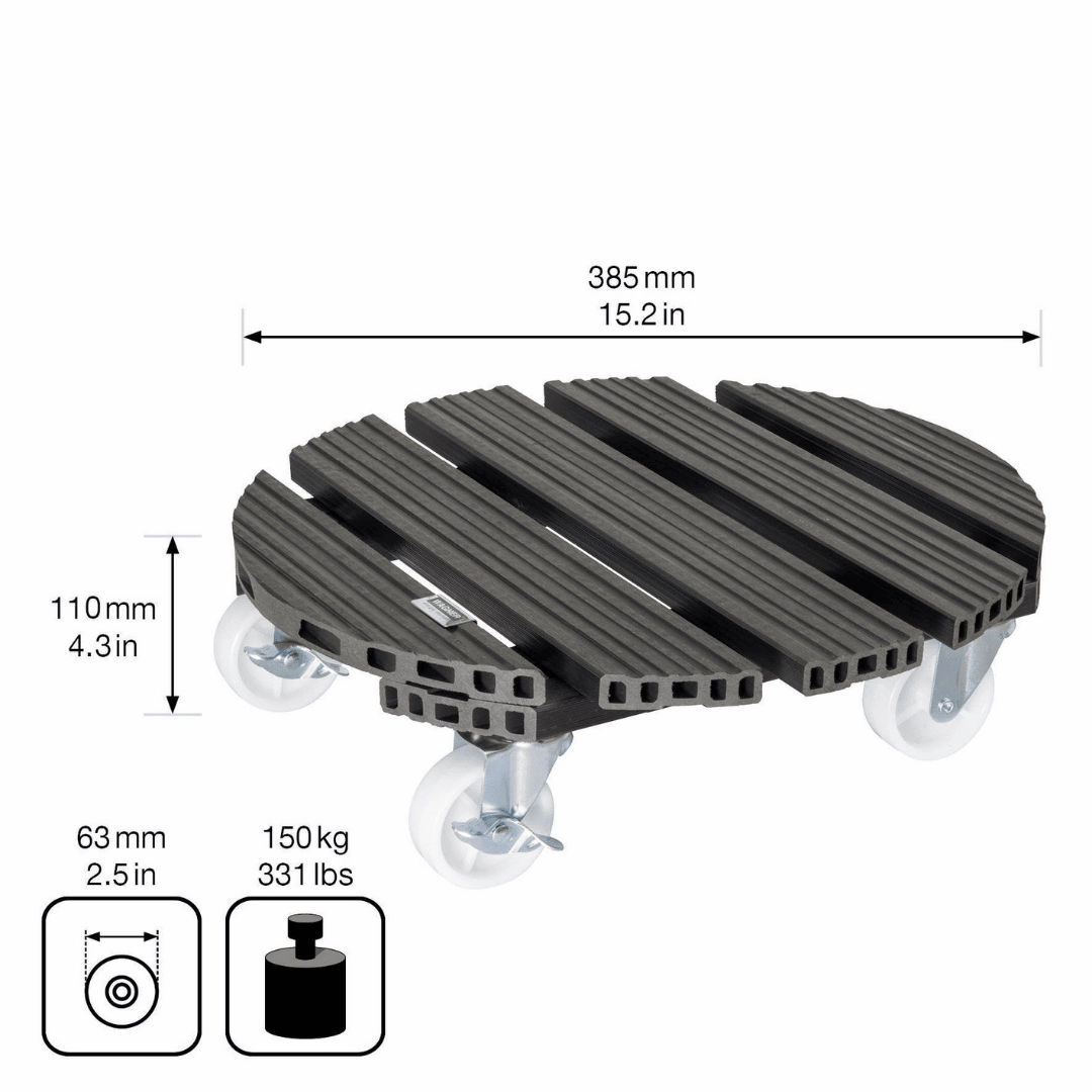 Wagner Plant Trolley indoor/outdoor Round WPC