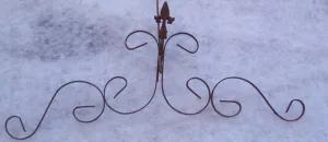 WALL DECOR WITH FINAL dried flower branch  