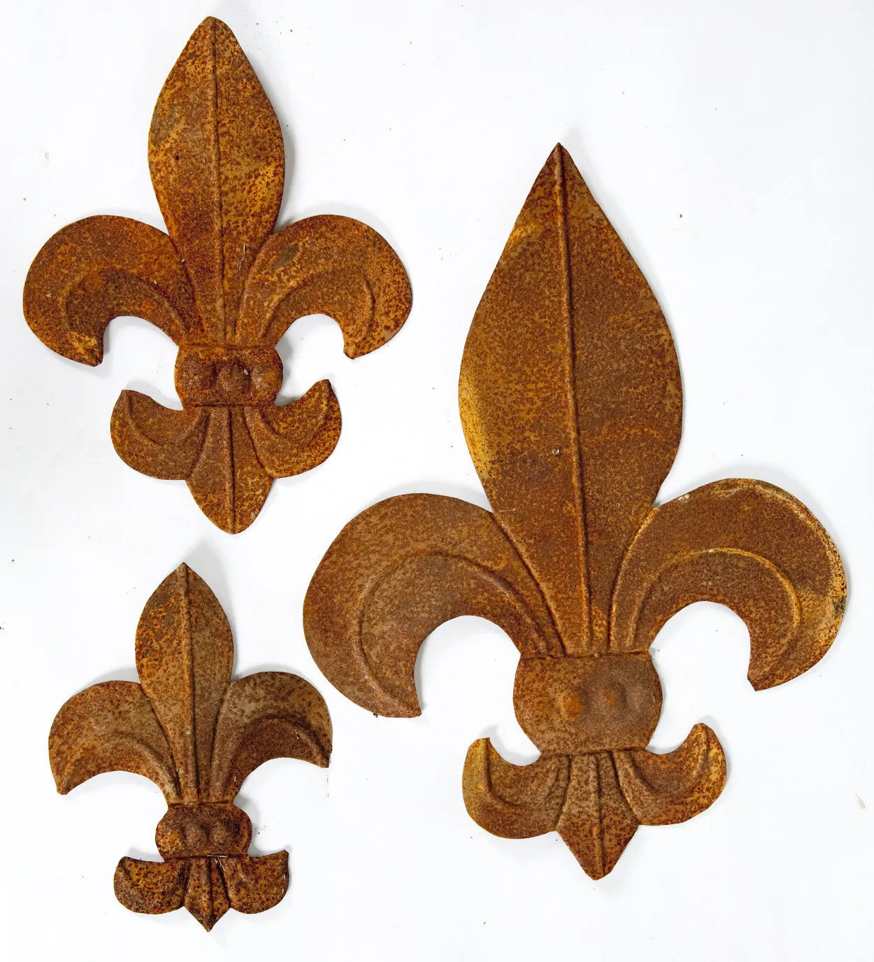 Wall Flat Finial Set of 3 dried flower branch  