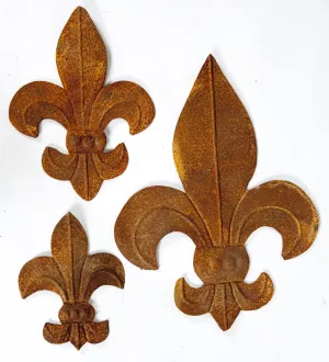 Wall Flat Finial Set of 3 dried flower branch  