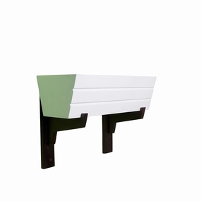 Wall Mounted Wooden Boat Planter (Rectangle Shaped) classic flowerpot  