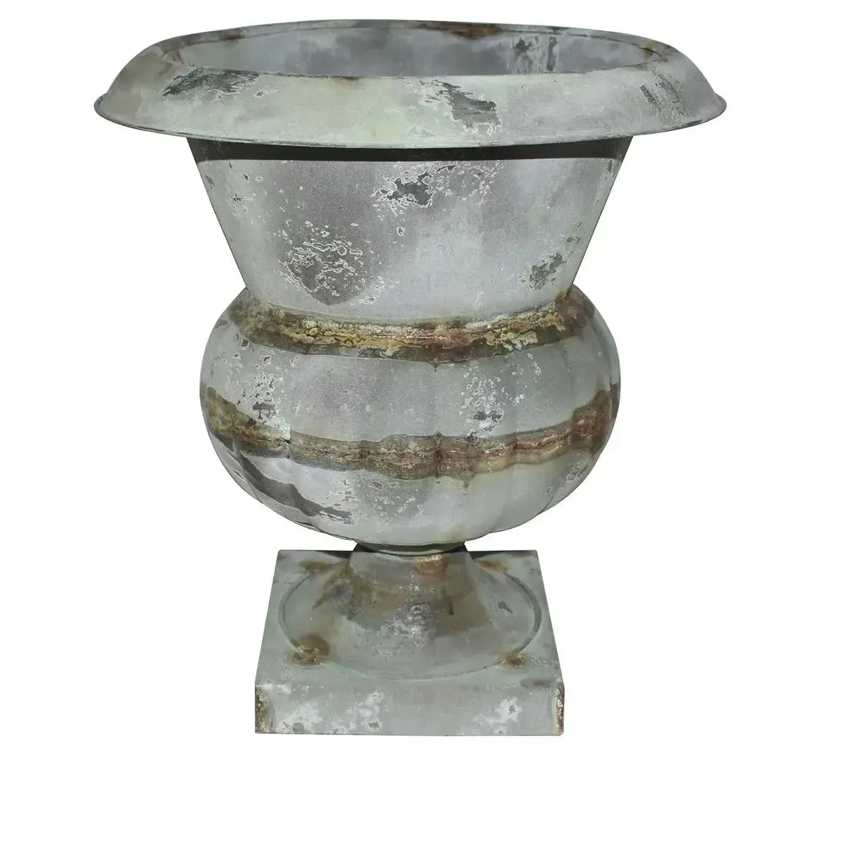 Weathered Tin Wedding Urn Set