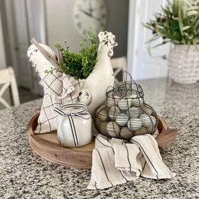 Weathered Hen Planter outdoor greenery  
