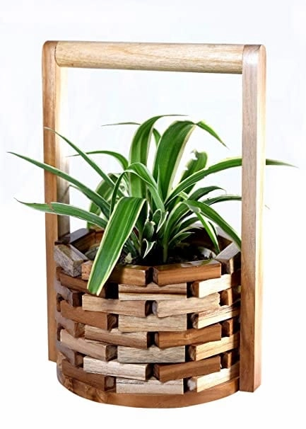 Well Planter Indoor (15X17X25cm) classic flowerpot  