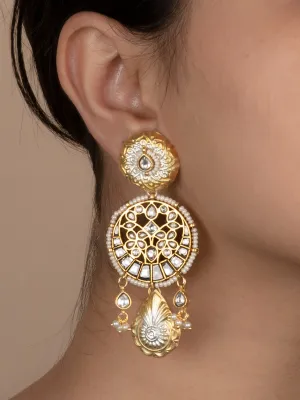 White Color Mishr Earrings - MR-E181