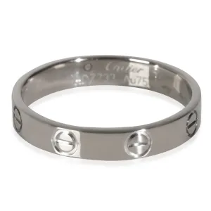 White Gold  Love Band