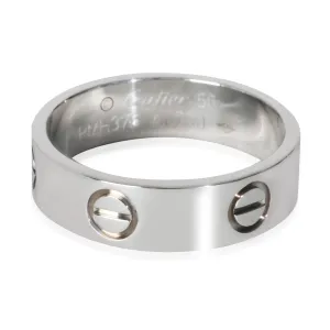 White Gold  Love Ring