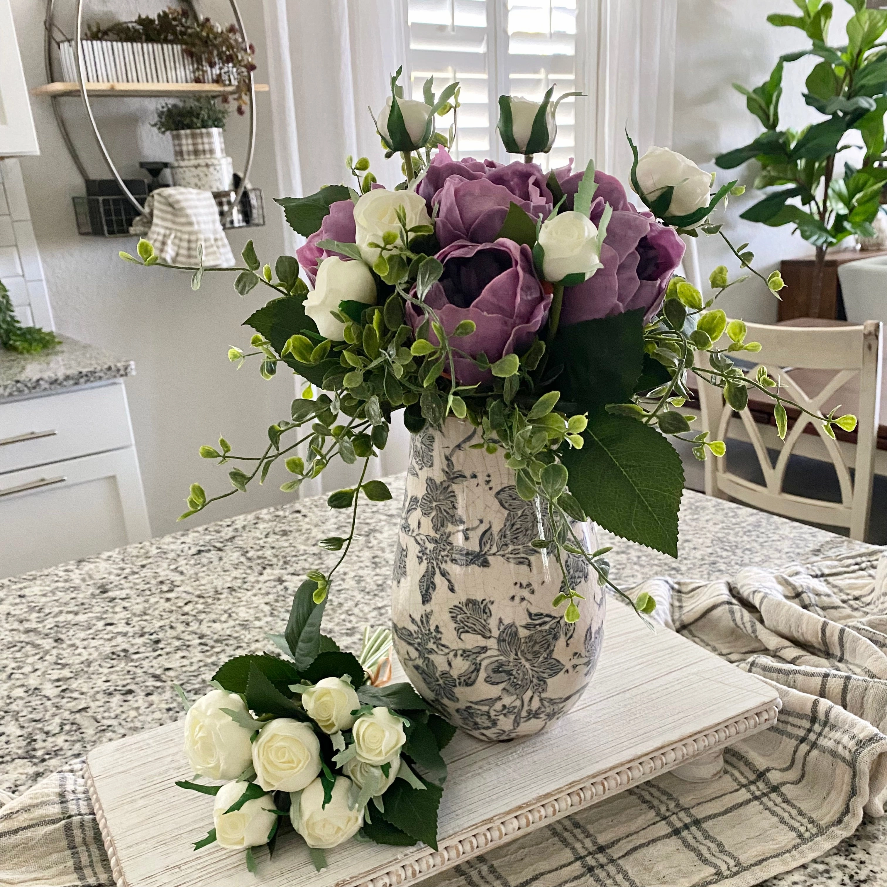 White Cabbage Rose Bundle