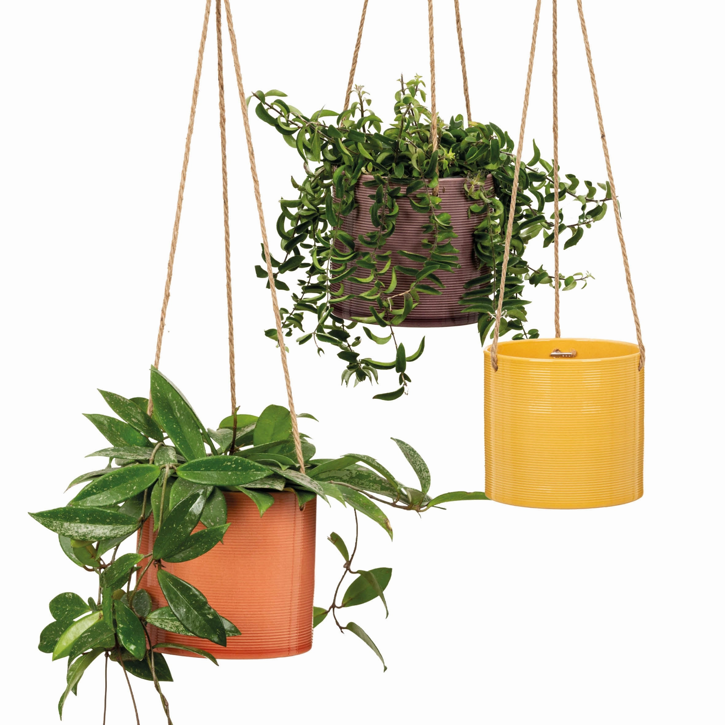 White Hanging Ceramic Pot  428 Panna