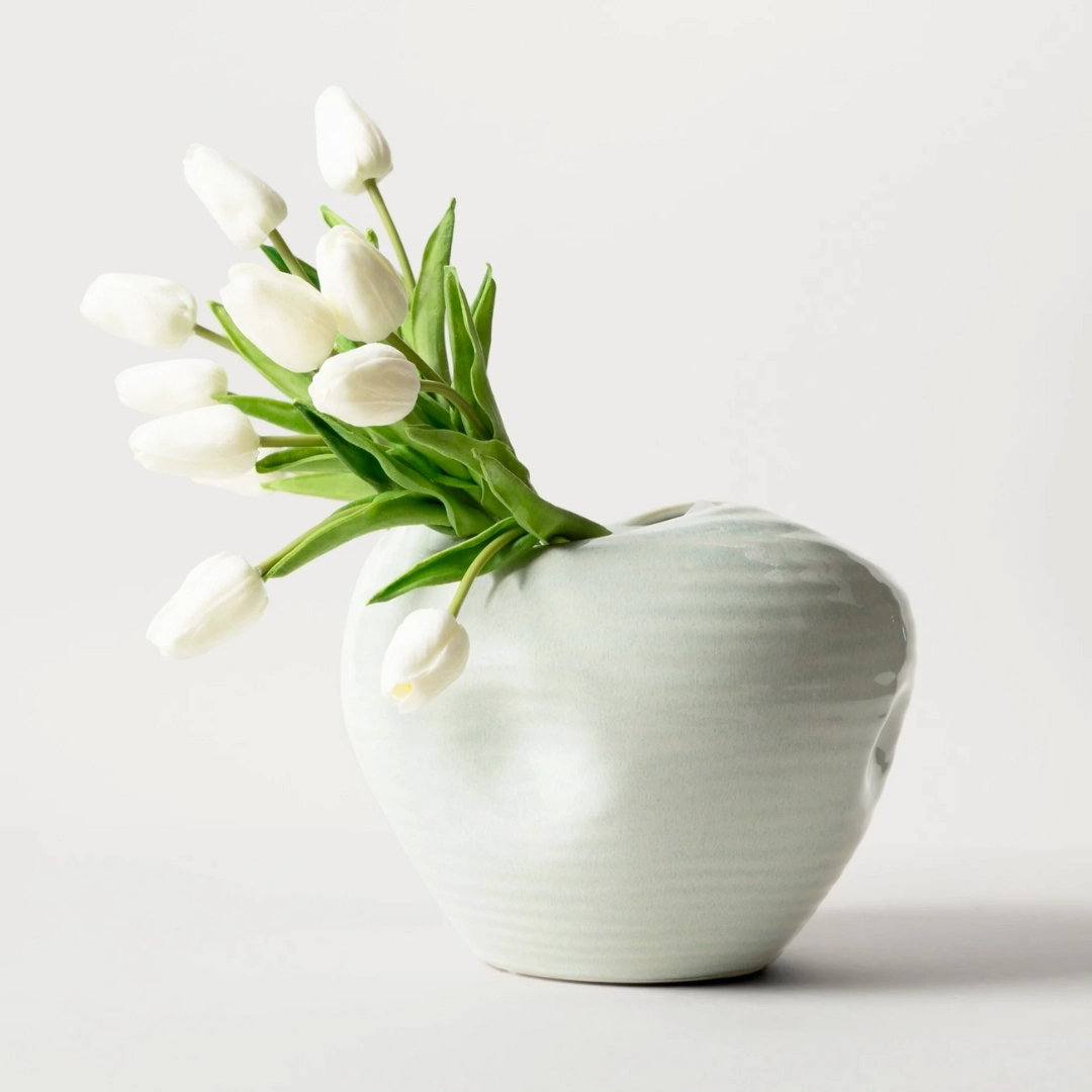 White Real Touch Tulip Bundle