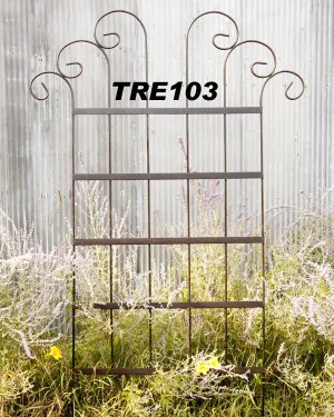 Wide Spin Trellis dried flower branch  