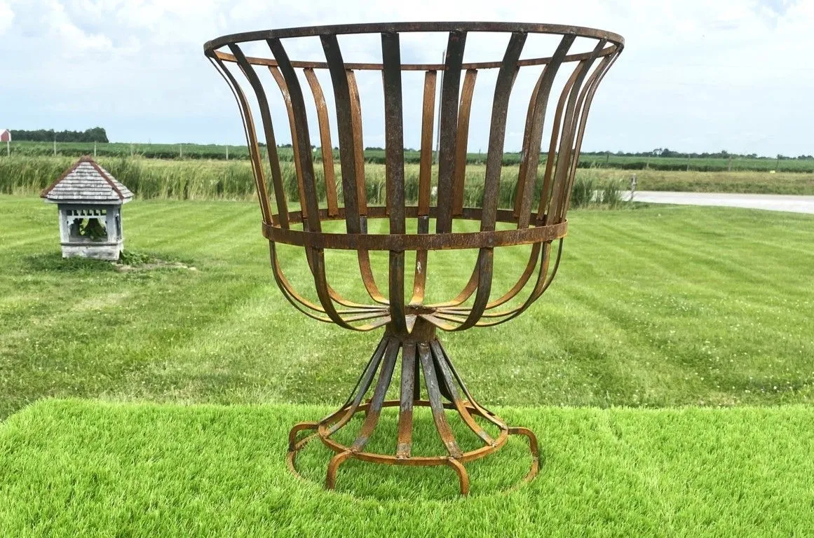 Wide Strap Urn Decorative Container