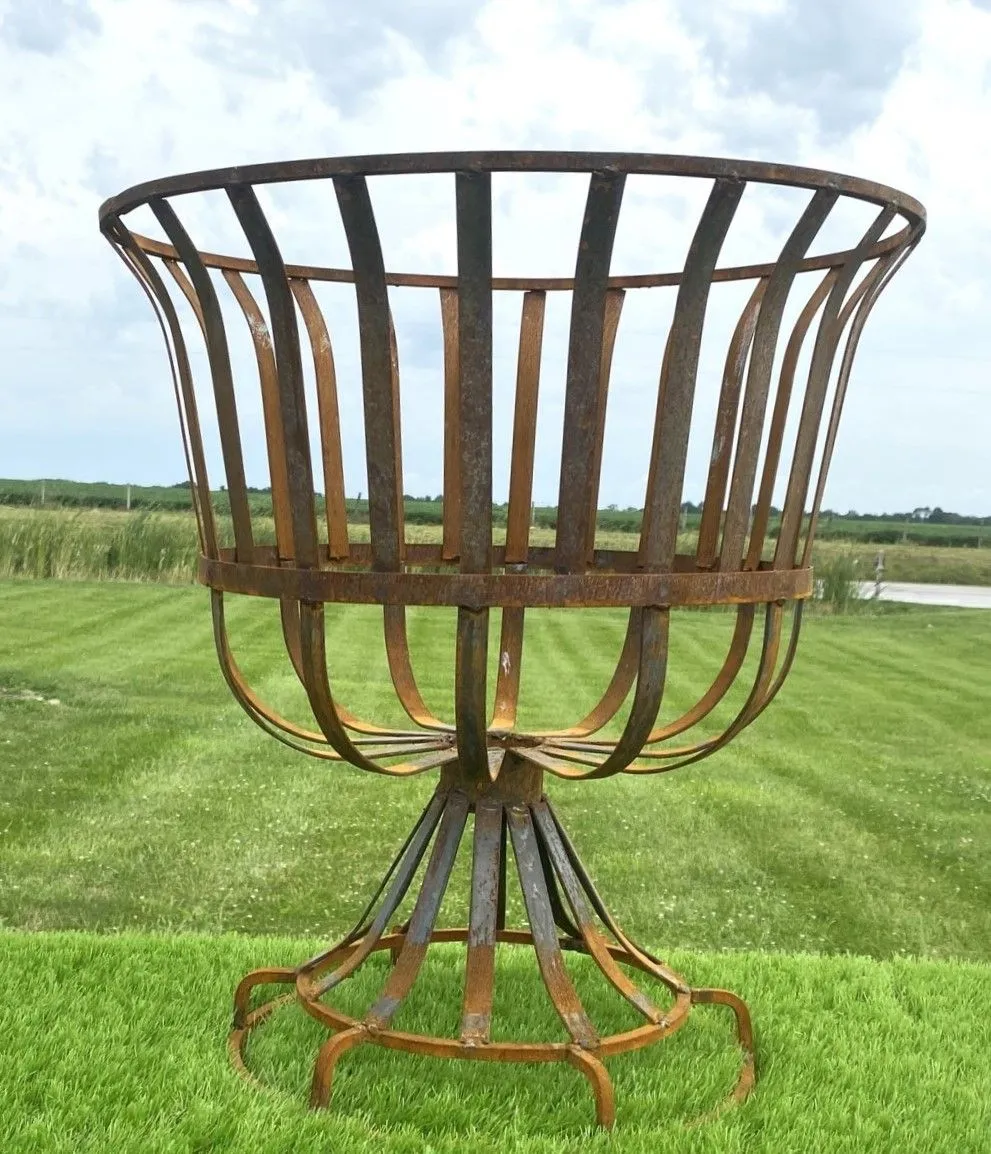 Wide Strap Urn Decorative Container
