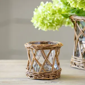 Willow Curved Flower Vase dried flowers  