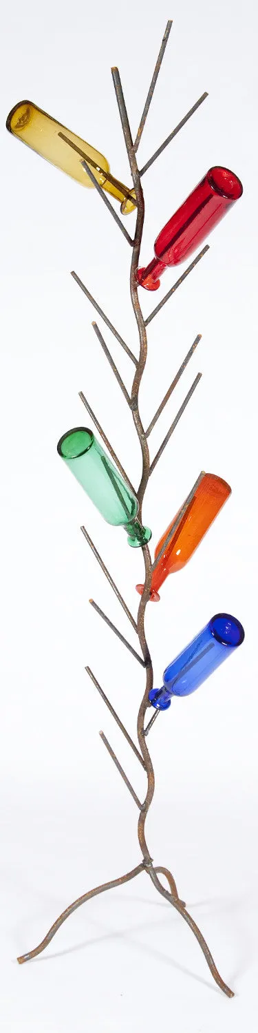 Wine Bottle Tree dried flower branch  