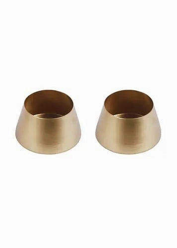 Wine Glass Shape Planter (Golden) - Set of 2