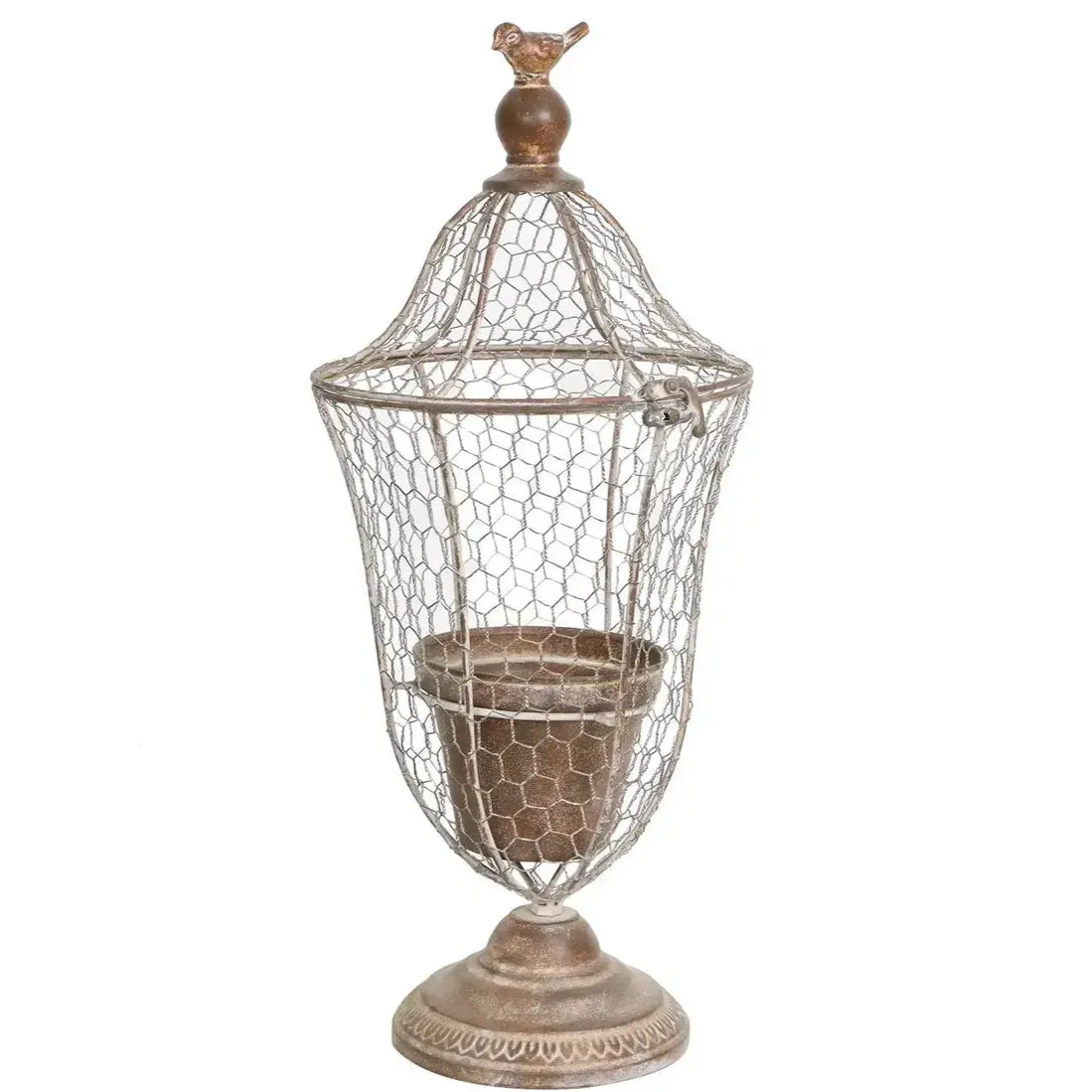 Wire Urns Planter Set