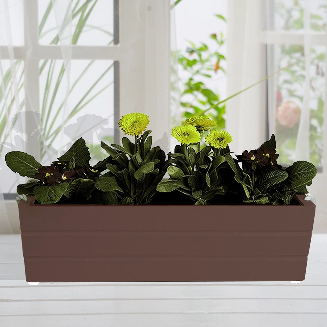 Wooden Boat Planter (Rectangle Shaped)
