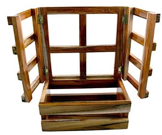 Wooden Wall Mounted Window Planter