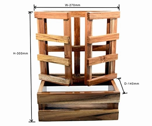 Wooden Wall Mounted Window Planter