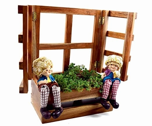 Wooden Wall Mounted Window Planter