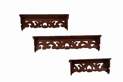 Wooden Wall Shelves For Home dcor- Set of 3