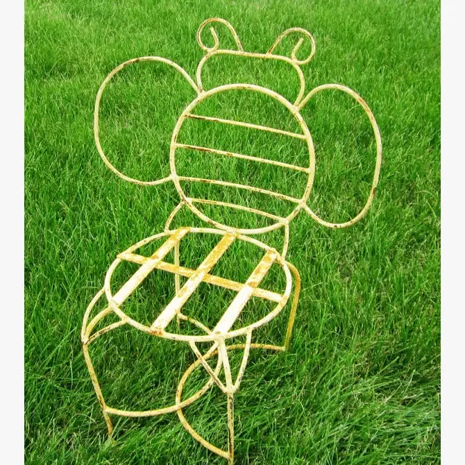 Wrought Iron Bumblebee Chair or Plant Stand Outdoor/Exterior Furniture