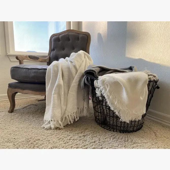 Wrought Iron Deep Bushel Baskets Set of 3