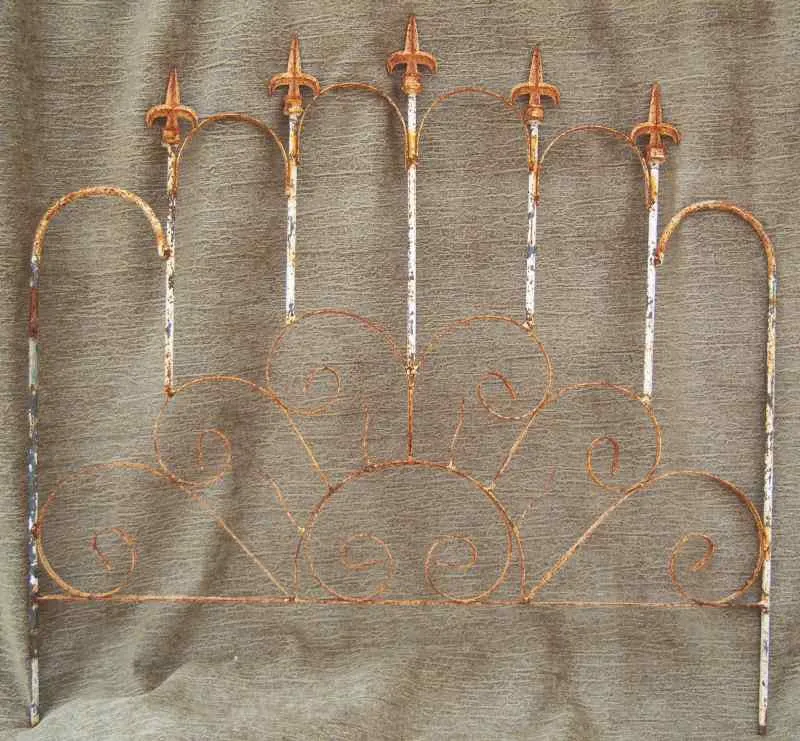 Wrought Iron Fence or Trellis Sun Fence Vintage Looks