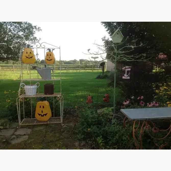 Wrought Iron Large Baker's Rack Display Rack Shelves