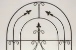 Wrought Iron Large Triple Final Trellis Plant Support