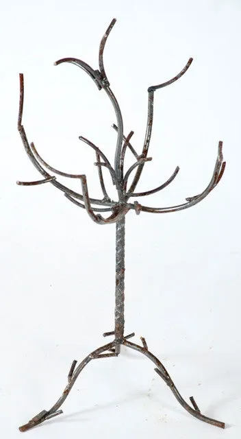 Wrought Iron Mini Jewelry Tree Table Top Wire Style dried flower branch  