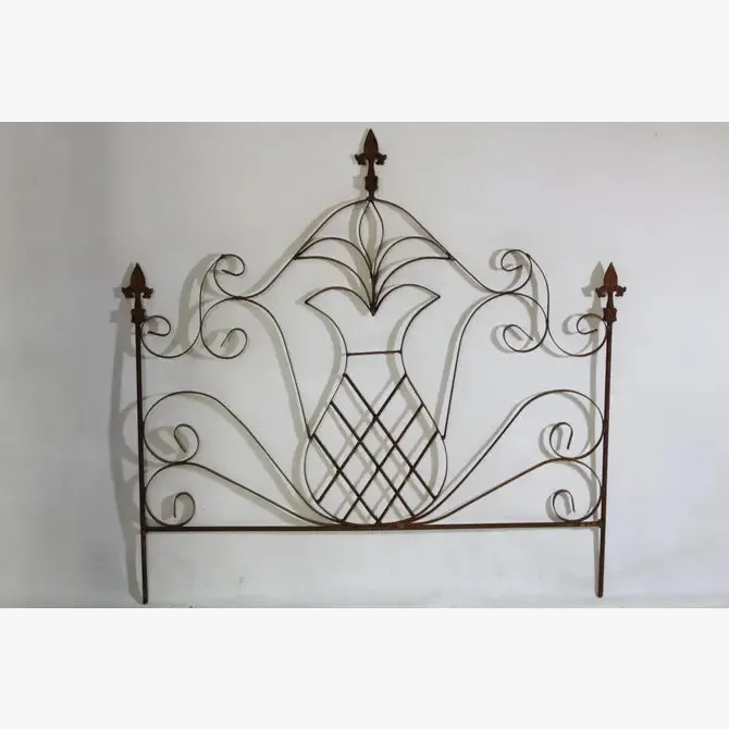 Wrought Iron Pineapple Fence Fancy Welcome Style