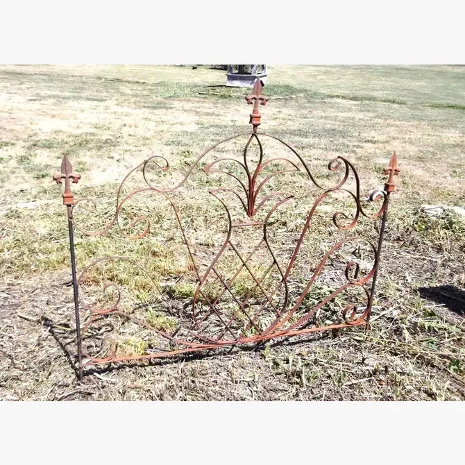 Wrought Iron Pineapple Fence Fancy Welcome Style