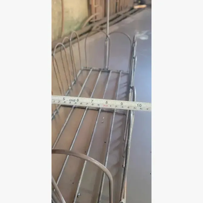 Wrought Iron Rectangle Basket with Handle Planter Basket
