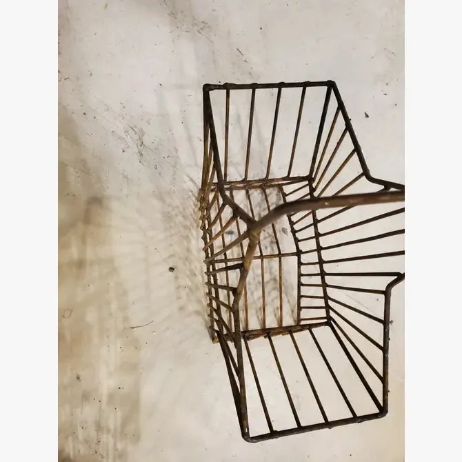 Wrought Iron Star Basket