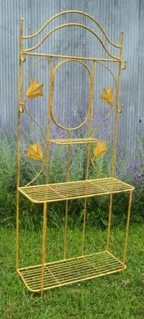 Wrought Iron Tulip Rack W-Hooks dried flower branch  