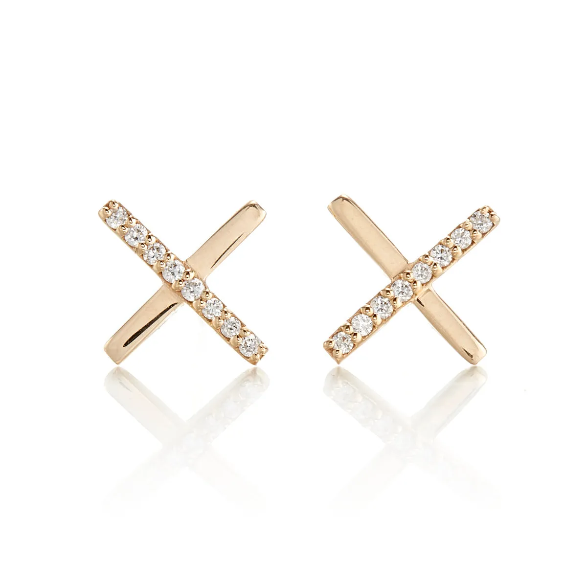 'X Marks the Spot' Diamond Earrings
