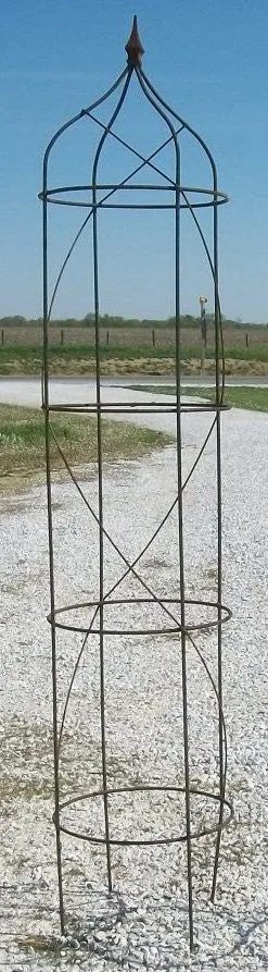 XXLG Solid Steel Rose Topiary dried flower branch  