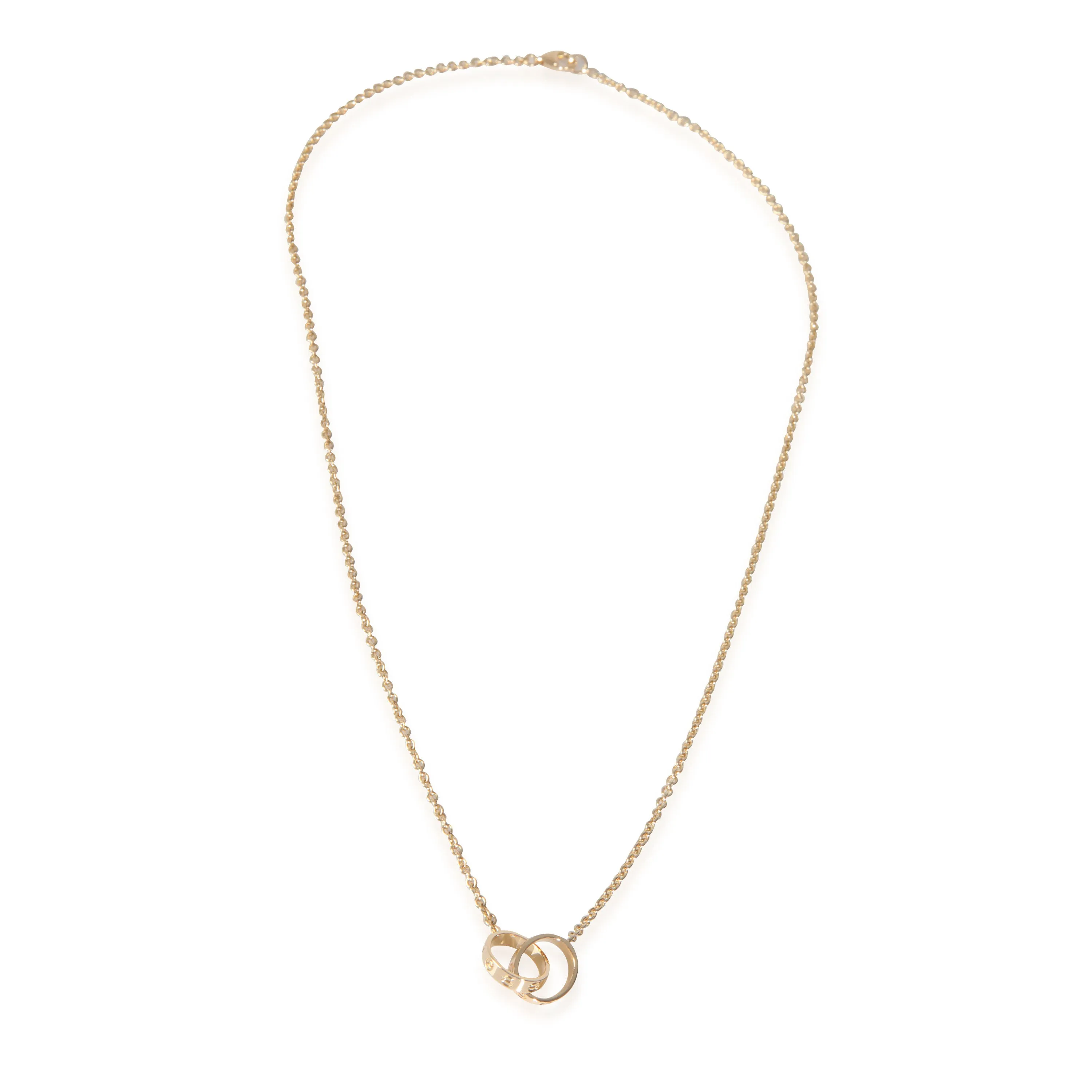 Yellow Gold  Love Necklace