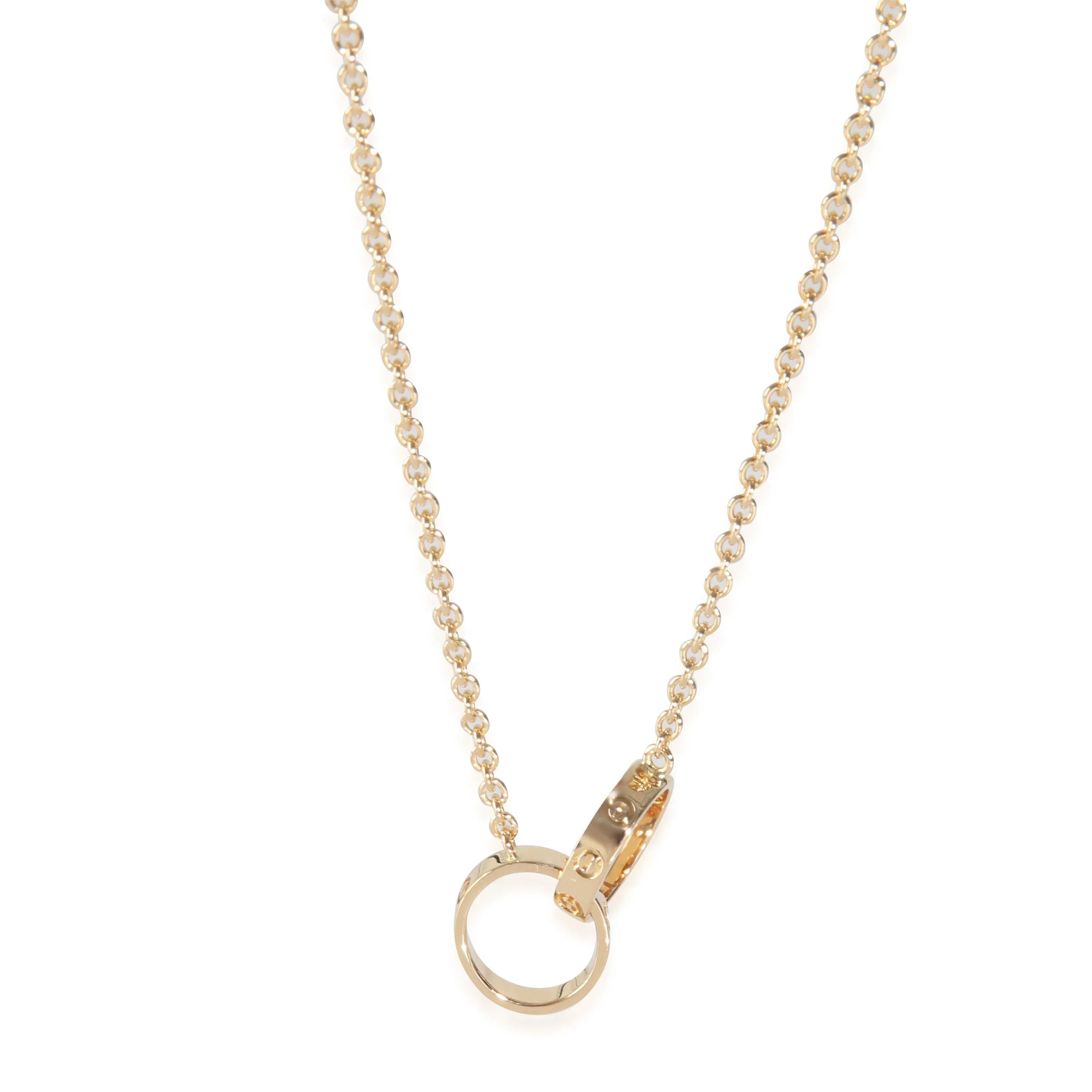 Yellow Gold  Love Necklace