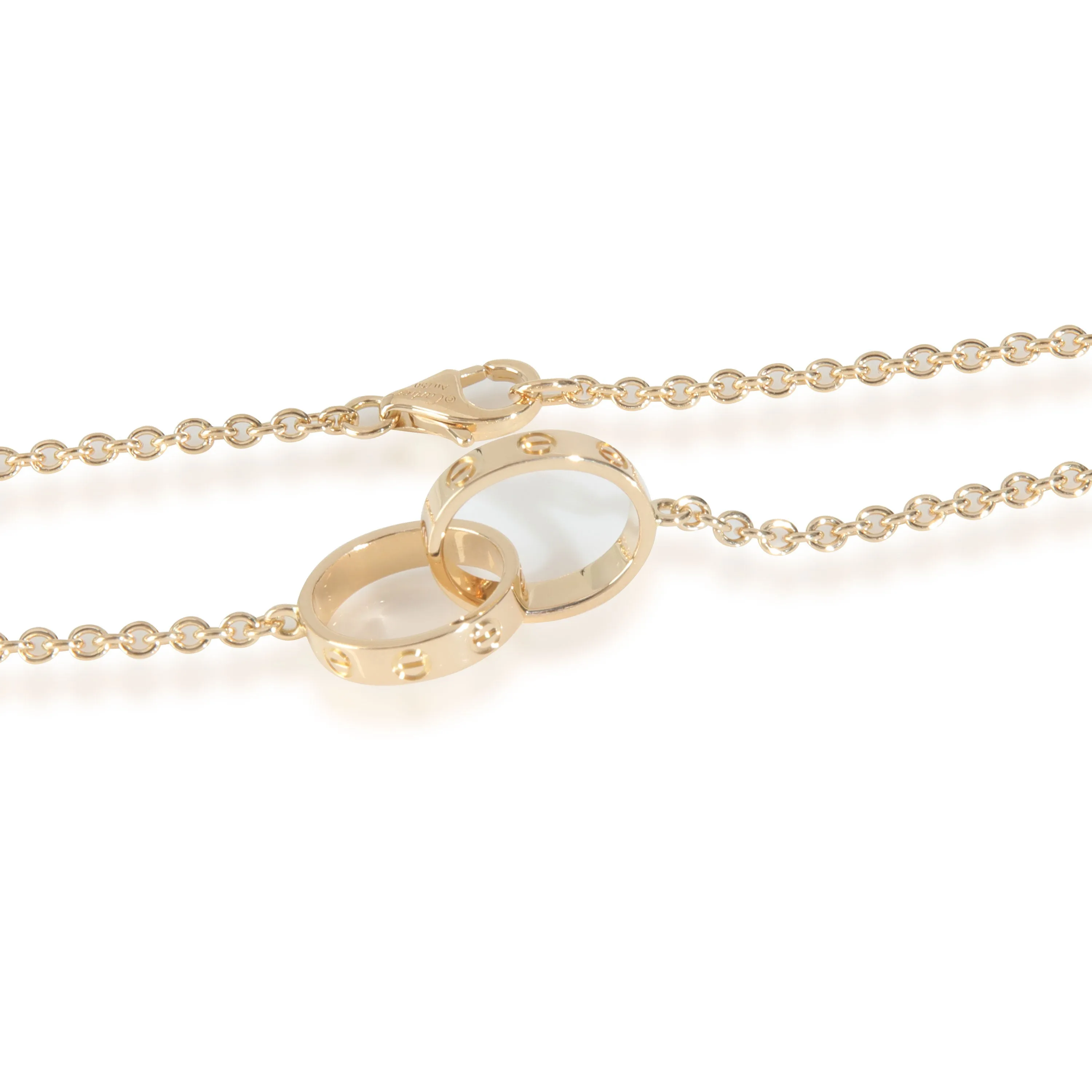 Yellow Gold  Love Necklace