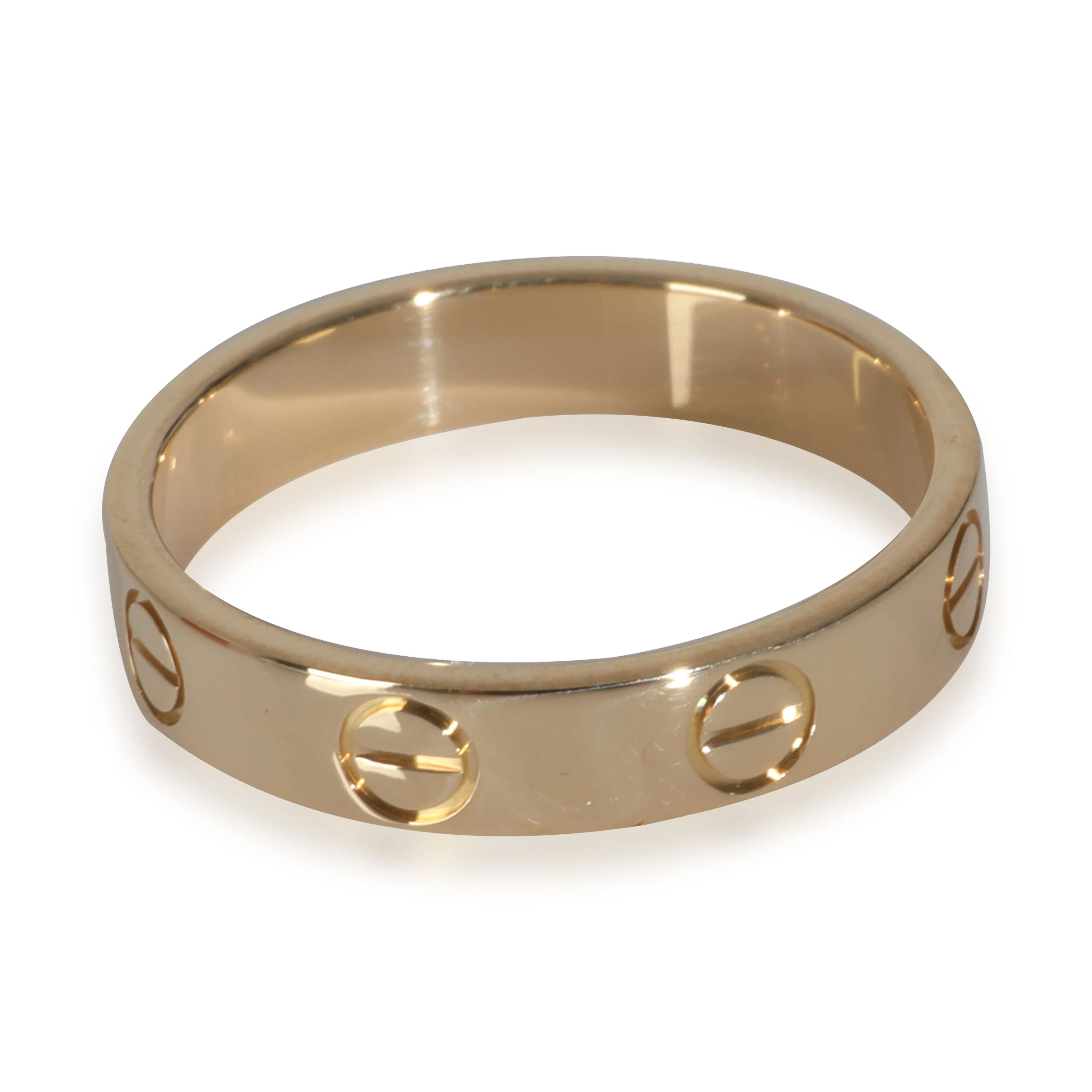 Yellow Gold  Love Wedding Band