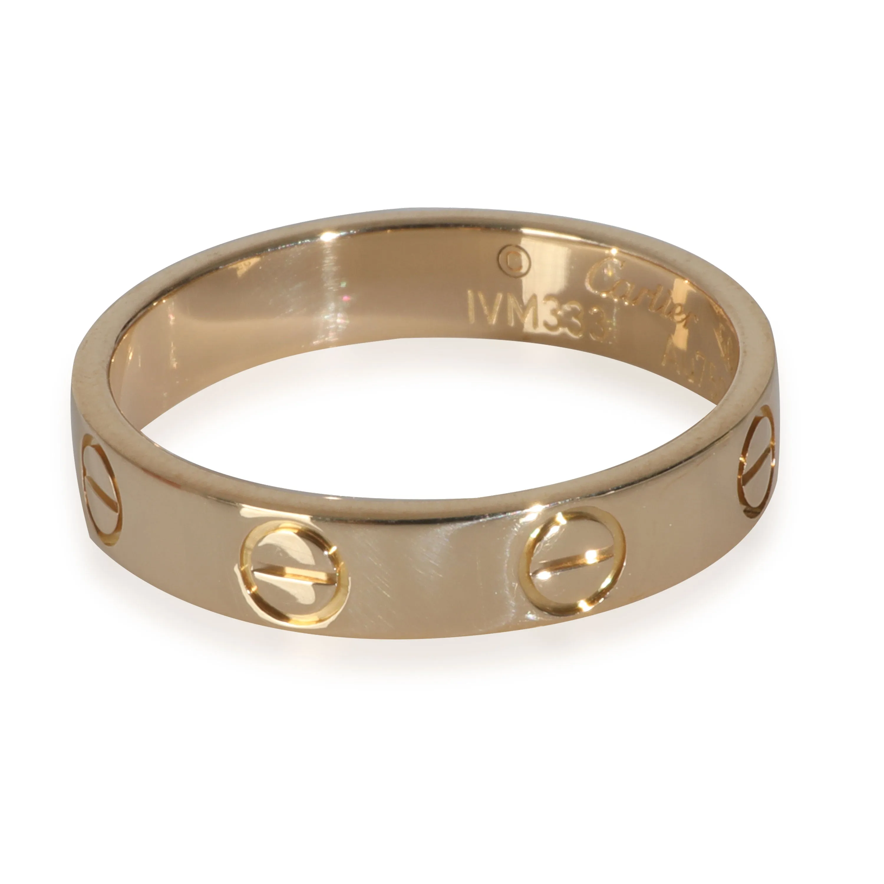 Yellow Gold  Love Wedding Band